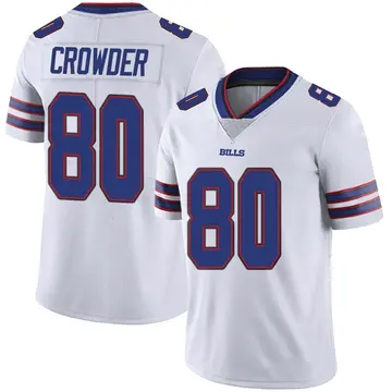 Youth Jamison Crowder Buffalo Bills Limited White Color Rush Vapor Untouchable Jersey