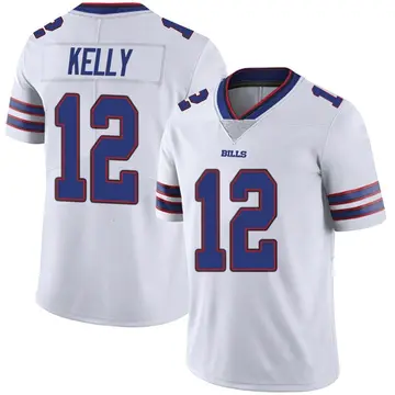 Youth Jim Kelly Buffalo Bills Limited White Color Rush Vapor Untouchable Jersey