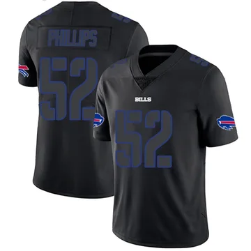 Youth Jordan Phillips Buffalo Bills Limited Black Impact Jersey