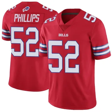 Youth Jordan Phillips Buffalo Bills Limited Red Color Rush Vapor Untouchable Jersey