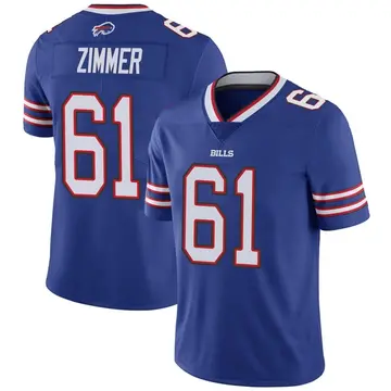 Youth Justin Zimmer Buffalo Bills Limited Royal Team Color Vapor Untouchable Jersey