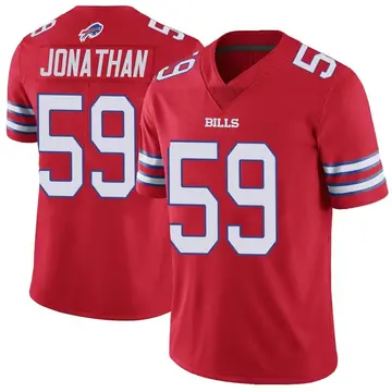 Youth Kingsley Jonathan Buffalo Bills Limited Red Color Rush Vapor Untouchable Jersey