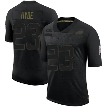 Youth Micah Hyde Buffalo Bills Limited Black 2020 Salute To Service Jersey