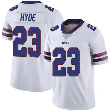 Youth Micah Hyde Buffalo Bills Limited White Color Rush Vapor Untouchable Jersey