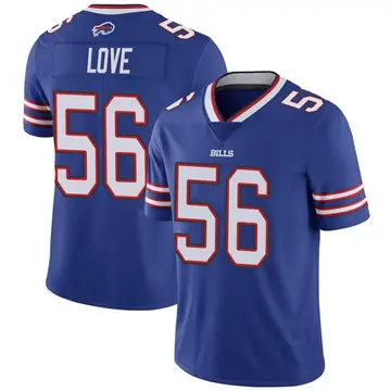 Youth Mike Love Buffalo Bills Limited Royal Team Color Vapor Untouchable Jersey