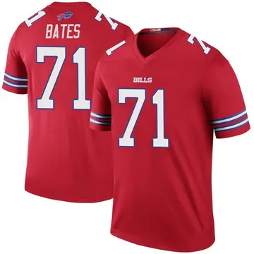 Youth Ryan Bates Buffalo Bills Legend Red Color Rush Jersey