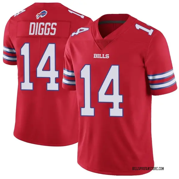 Youth Stefon Diggs Buffalo Bills Limited Red Color Rush Vapor Untouchable Jersey