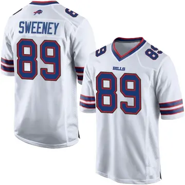 Youth Tommy Sweeney Buffalo Bills Game White Jersey