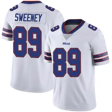 Youth Tommy Sweeney Buffalo Bills Limited White Color Rush Vapor Untouchable Jersey